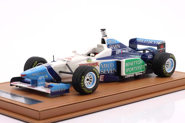 BENETTON B196 #4 SPANISH GP FORMULA 1 1996 GERHARD BERGER / БЕНЕТТОН B196 СПАНИШ ГРАН-ПРИ ФОРМУЛА-1 ГЕРХАРД БЕРГЕР