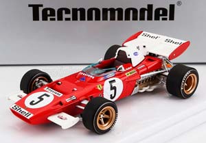 FERRARI F1 312B2 №5 4TH GERMANY GP 1971 M.ANDRETTI, RED WHITE