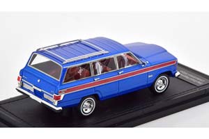 JEEP GRAND WAGONEER 1989 BLUE METALLIC — фото 2
