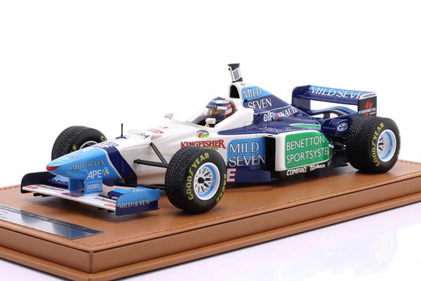 BENETTON B196 #4 SPANISH GP FORMULA 1 1996 GERHARD BERGER / БЕНЕТТОН B196 СПАНИШ ГРАН-ПРИ ФОРМУЛА-1 ГЕРХАРД БЕРГЕР