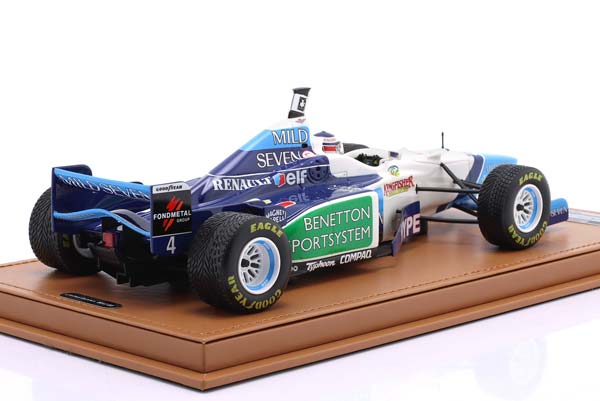 BENETTON B196 #4 SPANISH GP FORMULA 1 1996 GERHARD BERGER / БЕНЕТТОН B196 СПАНИШ ГРАН-ПРИ ФОРМУЛА-1 ГЕРХАРД БЕРГЕР — фото 2