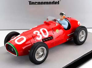 FERRARI F1 500 F2 №30 WINNER SWISS GP WITH PILOT FIGURE 1952 PIERO TARUFFI, RED