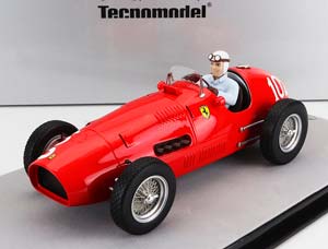 FERRARI F1 500 F2 №102 NURBURGRING GP WITH PILOT FIGURE 1952 NINO FARINA, RED