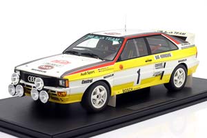 AUDI QUATTRO A2 #1 WINNER RALLYE MONTE CARLO 1984 RÖHRL, GEISTDÖRFER / АУДИ КВАТТРО A2 ПОБЕДИТЕЛЬ РАЛЛИ МОНТЕ-КАРЛО РЁРЛ ГАЙСТДЁРФЕР