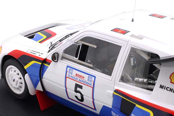 PEUGEOT 205 TURBO 16 E2 #5 WINNER ACROPOLIS RALLYE 1986 KANKKUNEN, PIIRONEN / ПЕЖО 205 ТУРБО 16 E2 ПОБЕДИТЕЛЬ АКРОПОЛИС РАЛЛИ КАНККУНЕН ПИИРОНЕН — фото 5