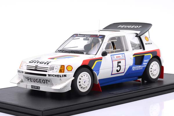 PEUGEOT 205 TURBO 16 E2 #5 WINNER ACROPOLIS RALLYE 1986 KANKKUNEN, PIIRONEN / ПЕЖО 205 ТУРБО 16 E2 ПОБЕДИТЕЛЬ АКРОПОЛИС РАЛЛИ КАНККУНЕН ПИИРОНЕН