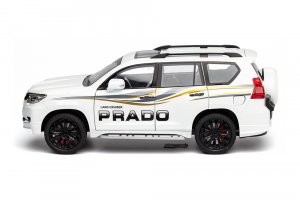 TOYOTA LAND CRUISER PRADO J150 2023 WHITE / ТОЙОТА ЛЭНД КРУЗЕР ПРАДО БЕЛЫЙ (ДЛИНА 29 СМ БЕЗ КОРОБКИ) — фото 7