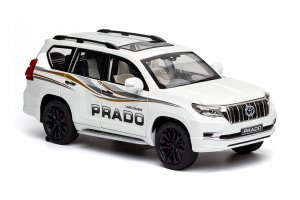 TOYOTA LAND CRUISER PRADO J150 2023 WHITE / ТОЙОТА ЛЭНД КРУЗЕР ПРАДО БЕЛЫЙ (ДЛИНА 29 СМ БЕЗ КОРОБКИ) — фото 9