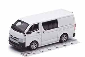 TOYOTA HIACE SDU ФУРГОН С ФИГУРКАМИ, БЕЛЫЙ (ДЛИНА МОДЕЛИ 6-10 СМ) — фото 8