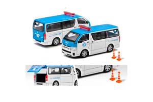 TOYOTA HIACE *JAF* VERSION, WHITE/BLUE (ДЛИНА МОДЕЛИ 6-10 СМ)