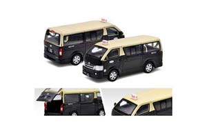 TOYOTA HIACE MACAU TAXI, GREEN (ДЛИНА МОДЕЛИ 6-10 СМ)