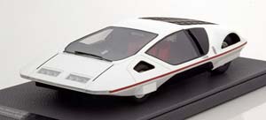 FERRARI MODULO PININFARINA CONCEPT CAR SALON GENEVE 1970 WHITE