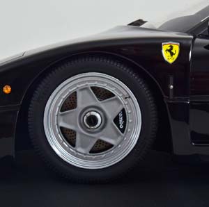 FERRARI F40 HIGH END RESIN MODEL 1987 BLACK — фото 6