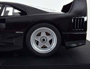 FERRARI F40 HIGH END RESIN MODEL 1987 BLACK — фото 7