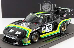 PORSCHE 935K3 COKE RACING BP N78 5TH 24H LE MANS 2ND CLASS 1982 D.SNOBECK - F.SERVANIN - R.METGE, BLACK YELLOW