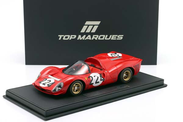 FERRARI 330 P4 SPYDER #224 TARGA FLORIO 1967 VACCARELLA, SCARFIOTTI / ФЕРРАРИ 330 P4 СПАЙДЕР ТАРГА ФЛОРИО ВАККАРЕЛЛА СКАРФИОТТИ — фото 3