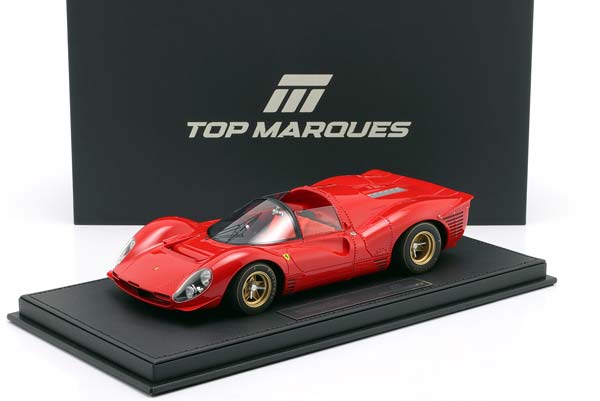 FERRARI 330 P4 SPYDER STREET VERSION 1967 RED / ФЕРРАРИ 330 P4 СПАЙДЕР ДОРОЖНАЯ ВЕРСИЯ КРАСНЫЙ — фото 3
