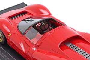 FERRARI 330 P4 SPYDER STREET VERSION 1967 RED / ФЕРРАРИ 330 P4 СПАЙДЕР ДОРОЖНАЯ ВЕРСИЯ КРАСНЫЙ — фото 5