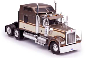 KENWORTH W900 1990 BROWN METALLIC/BEIGE — фото 6