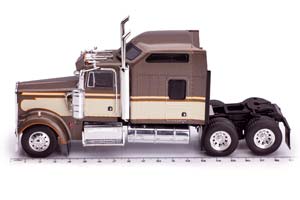 KENWORTH W900 1990 BROWN METALLIC/BEIGE — фото 2