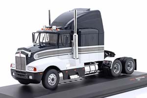 KENWORTH T600A 1986 BLACK/WHITE