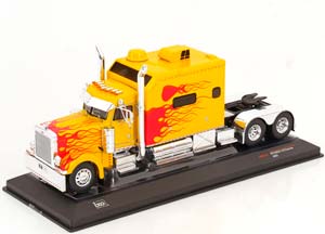 PETERBILT 379 CUSTOM TOWING VEHICLE 2002 YELLOW RED — фото 1