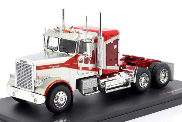 FREIGHTLINER FLC 120 64 T SZM YEAR 1977 SILVER / RED / ФРЕЙТЛАЙНЕР ФЛК 120 64 СЕДЕЛЬНЫЙ ТЯГАЧ СЕРЕБРИСТЫЙ КРАСНЫЙ