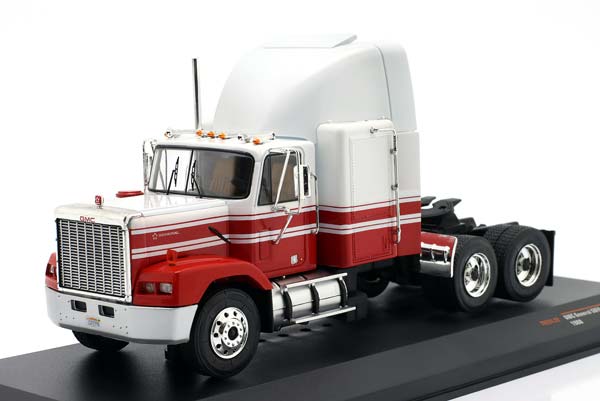 GMC GENERAL SBFA TRUCK YEAR 1988 RED / WHITE / ГМК ГЕНЕРАЛ СБФА ГРУЗОВИК КРАСНЫЙ БЕЛЫЙ