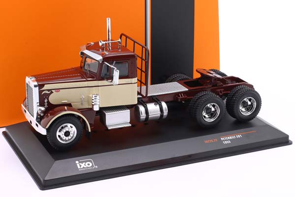 PETERBILT 281 SZM YEAR1955 DARK BROWN / BEIGE / ПЕТЕРБИЛТ 281 СЕДЕЛЬНЫЙ ТЯГАЧ ТЕМНЫЙ КОРИЧНЕВЫЙ БЕЖЕВЫЙ — фото 3