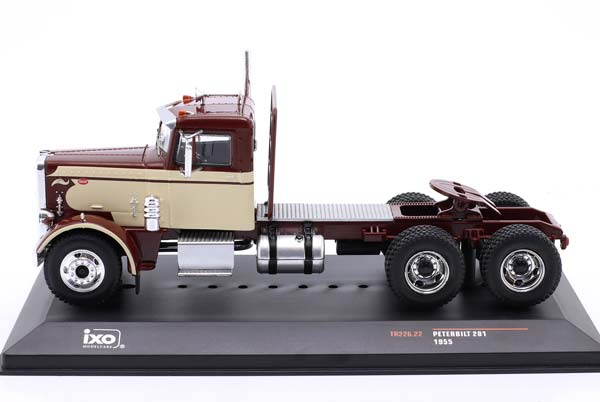 PETERBILT 281 SZM YEAR1955 DARK BROWN / BEIGE / ПЕТЕРБИЛТ 281 СЕДЕЛЬНЫЙ ТЯГАЧ ТЕМНЫЙ КОРИЧНЕВЫЙ БЕЖЕВЫЙ — фото 4