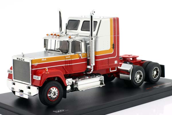 MACK SUPERLINER MAGNUM TRUCK YEAR 1985 SILVER / RED / МАК СУПЕРЛИНЕР МАГНУМ ГРУЗОВИК СЕРЕБРИСТЫЙ КРАСНЫЙ ОРАНЖЕВЫЙ