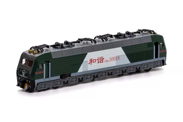 ЭЛЕКТРОВОЗ ШЕСТИОСНЫЙ ПАССАЖИРСКИЙ КЖД HXD3D-30018 «ГАРМОНИЯ» 2012 ЗЕЛЕНЫЙ (ДЛИНА МОДЕЛИ 19 СМ, БЕЗ УПАКОВКИ)