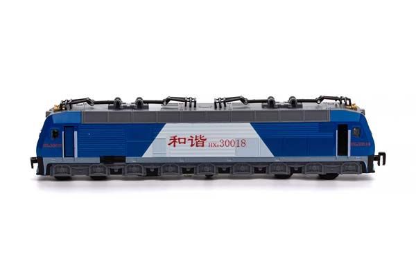ЭЛЕКТРОВОЗ ШЕСТИОСНЫЙ ПАССАЖИРСКИЙ КЖД HXD3D-30018 «ГАРМОНИЯ» 2012 СИНИЙ (ДЛИНА МОДЕЛИ 19 СМ, БЕЗ УПАКОВКИ) — фото 3