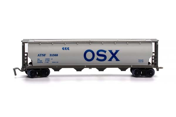 ГРУЗОВОЙ ВАГОН-ХОППЕР ATSF 31568 “OSX” КЖД 2000 (ДЛИНА МОДЕЛИ 19 СМ, БЕЗ УПАКОВКИ) — фото 3