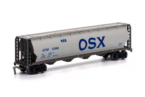 ГРУЗОВОЙ ВАГОН-ХОППЕР ATSF 31568 “OSX” КЖД 2000 (ДЛИНА МОДЕЛИ 19 СМ, БЕЗ УПАКОВКИ)