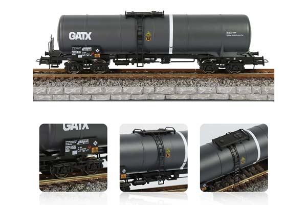 ВАГОН-ЦИСТЕРНА NACCO 2000 ЧЕРНЫЙ (МАСШТАБ HO, ДЛИНА 19 СМ) — фото 4