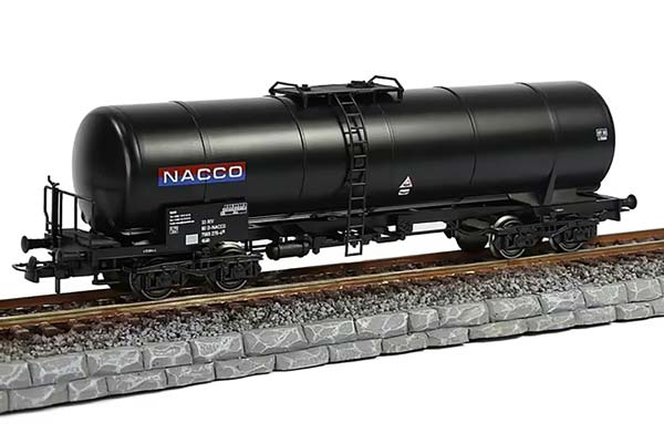 ВАГОН-ЦИСТЕРНА NACCO 2000 ЧЕРНЫЙ (МАСШТАБ HO, ДЛИНА 19 СМ)