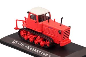 ТРАКТОР ДТ-75 КАЗАХСТАН, ЯРКО-КРАСНЫЙ/БЕЛЫЙ (ТРАКТОРЫ #138) — фото 3