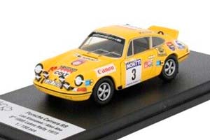 PORSCHE 911 CARRERA RS #3 3-ТЕ РАЛЛИ 1000 ОЗЕР 1973 ЛЕО КИННУНЕН, ATSO AHO / ПОРШЕ 911 КАРРЕРА RS 3 АЦО АХО ЖЕЛТЫЙ