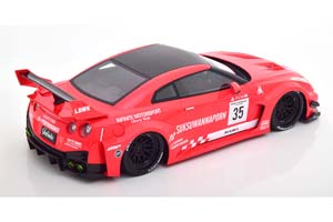 NISSAN 35 GT-RR VER.1 NO 35 LB-SILHOUETTE WORKS RED BLACK / НИССАН — фото 2