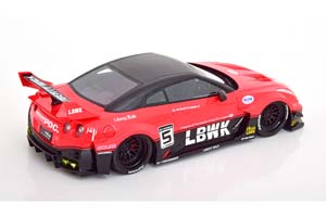 NISSAN 35 GT-RR VER.1 LB WORKS GT RED BLACK / НИССАН — фото 2