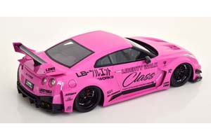 NISSAN 35 GT-RR VER.1 LB-SILHOUETTE WORKS GT PINK BLACK / НИССАН — фото 2
