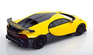 BUGATTI CHIRON PUR SPORT 2020 YELLOW METALLIC GREY — фото 2