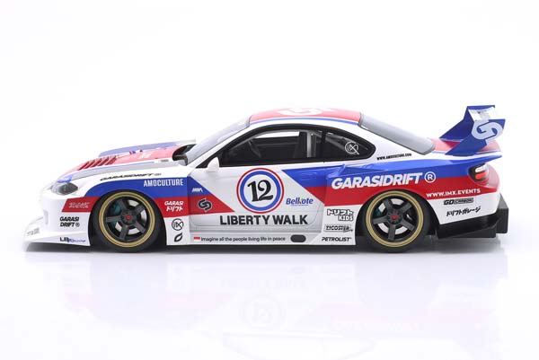 NISSAN LB-SUPER SILHOUETTE S15 SILVIA GARASIDRIFT X LBWK #12 2025 / НИССАН ЛБ-СУПЕР СИЛУЭТ S15 СИЛЬВИЯ ГАРАСИДРИФТ КС ЛБВК — фото 4