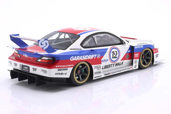NISSAN LB-SUPER SILHOUETTE S15 SILVIA GARASIDRIFT X LBWK #12 2025 / НИССАН ЛБ-СУПЕР СИЛУЭТ S15 СИЛЬВИЯ ГАРАСИДРИФТ КС ЛБВК — фото 2