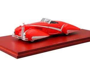 CADILLAC V-16 ROADSTER BY HARTMANN 1937 RED