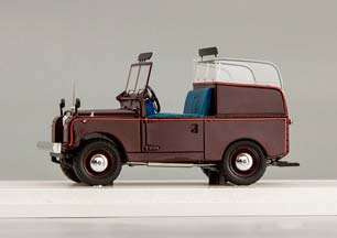 LAND ROVER SERIES I 88 ROYAL REVIEW 1954 MAROON — фото 5