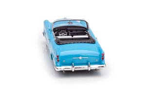 BUICK CENTURY 2-DOOR CONVERTIBLE 1954 MALIBU BLUE СИНИЙ С СЕРЫМ ИНТЕРЬЕРОМ — фото 5