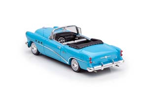 BUICK CENTURY 2-DOOR CONVERTIBLE 1954 MALIBU BLUE СИНИЙ С СЕРЫМ ИНТЕРЬЕРОМ — фото 7