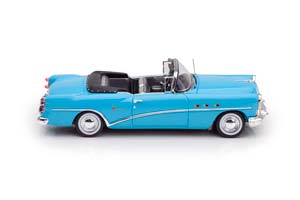 BUICK CENTURY 2-DOOR CONVERTIBLE 1954 MALIBU BLUE СИНИЙ С СЕРЫМ ИНТЕРЬЕРОМ — фото 8